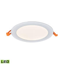  LR10064 - Thomas - Mercury 6-inch Round Recessed Light in White - Integrated LED