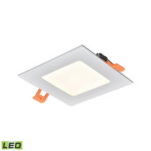  LR11044 - Thomas - Mercury 4-inch Square Recessed Light in White - Integrated LED