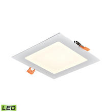  LR11064 - Thomas - Mercury 6-inch Square Recessed Light in White - Integrated LED