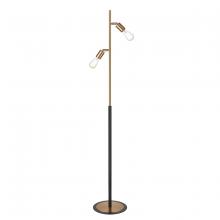  S0019-9564 - Kelston 62'' High 2-Light Floor Lamp - Matte Black