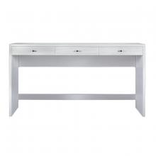  S0075-9860 - Checkmate Waterfall Console Table - Checkmate White