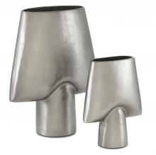  1200-0272 - Wallah Nickel Vase Set of 2