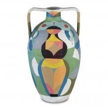  1200-0616 - Amphora Medium Multi-Colored Vase