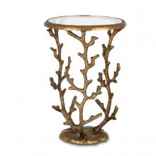 4000-0141 - Coral Brass Accent Table
