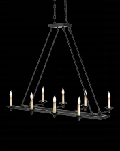  9816 - Houndslow Black Rectangular Chandelier