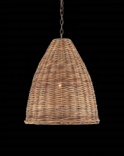  9845 - Basket Natural Pendant