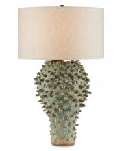  6000-0744 - Sea Urchin Green Table Lamp