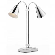  6000-0783 - Symmetry Nickel Double Desk Lamp