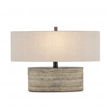  6000-0858 - Innkeeper Rustic Oval Table Lamp