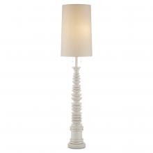  8000-0112 - Malayan White Floor Lamp