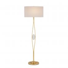  8000-0121 - Marlene Gold Floor Lamp