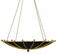  9000-0319 - Fontaine Black & Gold Chandelier