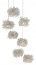  9000-0697 - Birds Nest 7-Light Round Multi-Drop Pendant