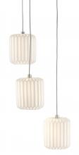  9000-0710 - Dove 3-Light Round Multi-Drop Pendant