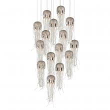  9000-1029 - Medusa 15-Light Round Multi-Drop Pendant