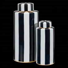  1200-0823 - Rayures Tea Canister Set of 2