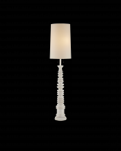  8000-0112 - Malayan White Floor Lamp