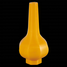  1200-0681 - Imperial Yellow Peking Stem Vase